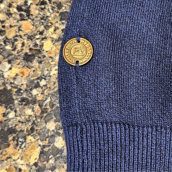 Scotch & Soda Classic Navy Blue Turtleneck Sweater For Men Size XL Lightweight - Picture 5 of 7